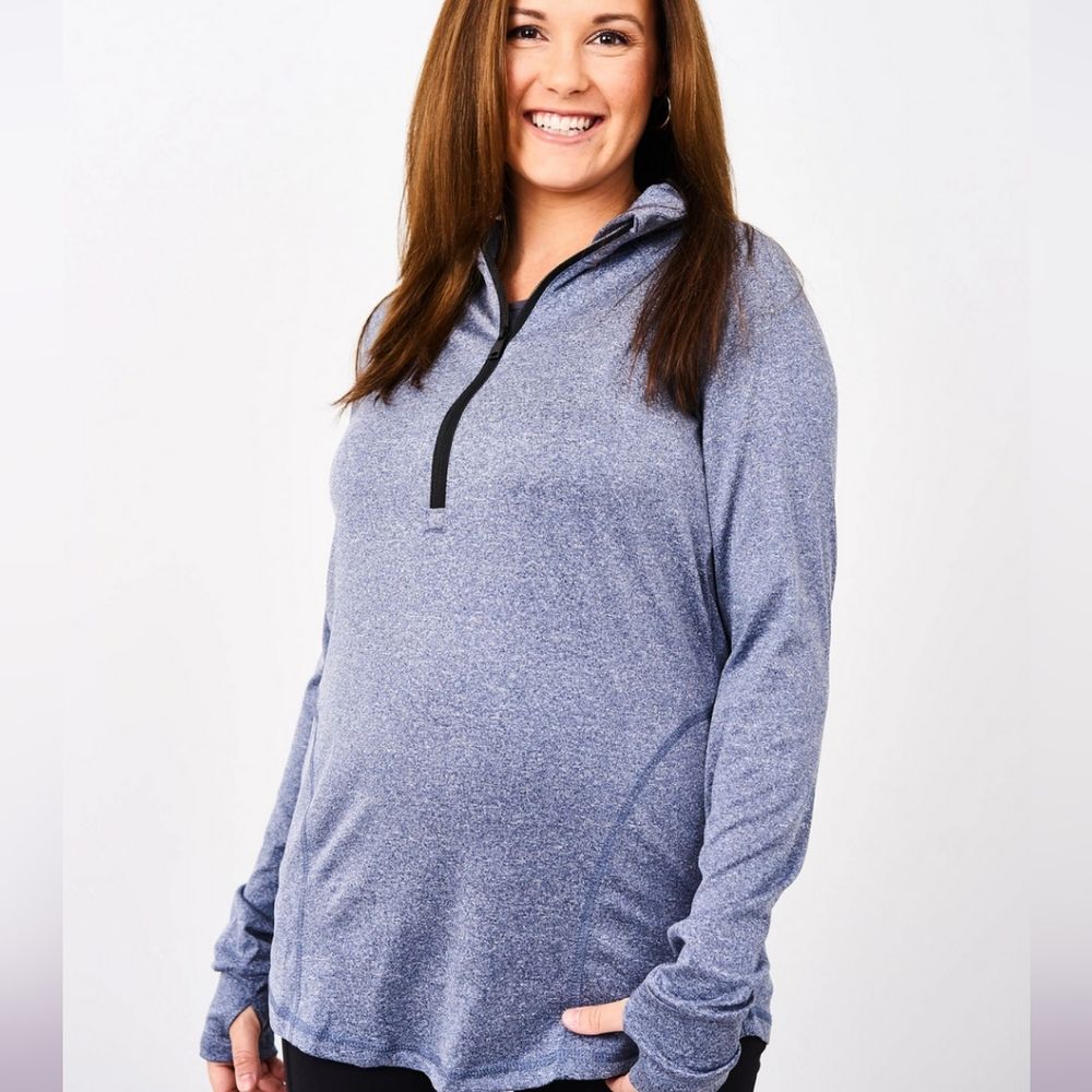 Nwt Latched Mama 1/4 Zip Performance Nursing Top Size Xl — image 7 of 7
